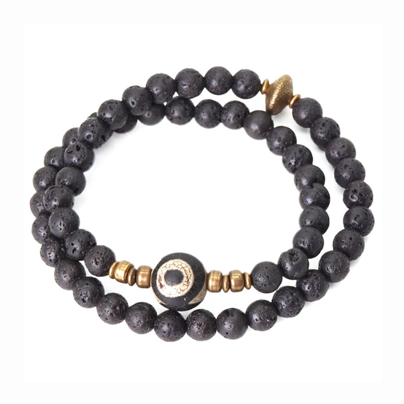DIAMOURA LAVA STONE BRACELET