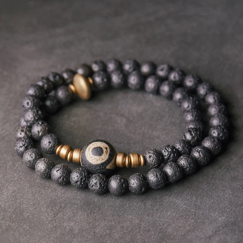 DIAMOURA LAVA STONE BRACELET
