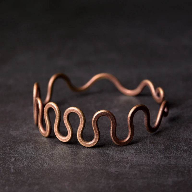 DIAMOURA COPPER WAVE BRACELET