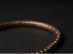 DIAMOURA HAMMERED COPPER BRACELET