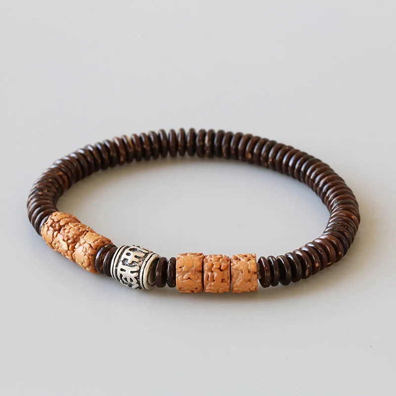 DIAMOURA COCONUT WOOD BRACELET