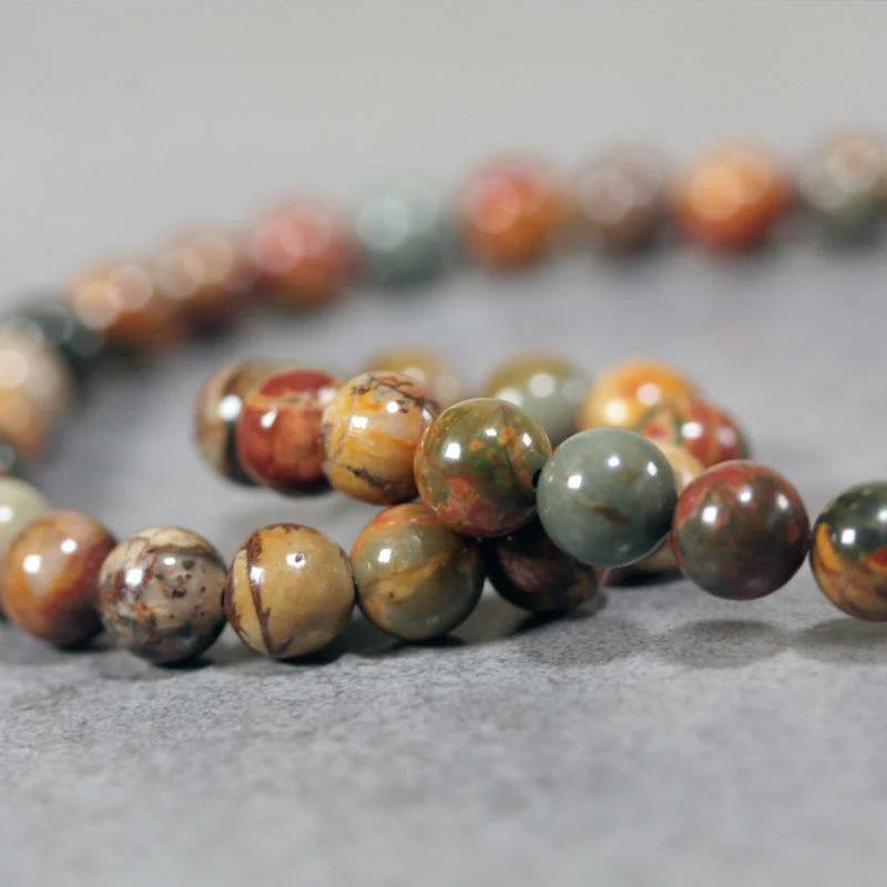 DIAMOURA PETRIFIED WOOD STONE BRACLETE