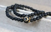 DIAMOURA LAVA BLACK ROCK BRACELET