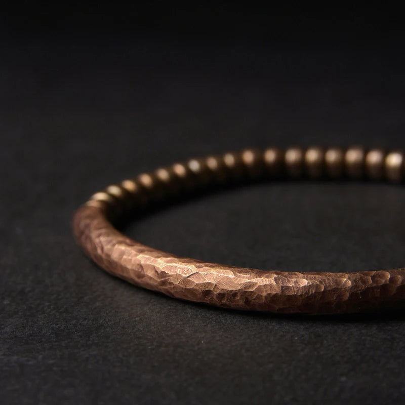 DIAMOURA HAMMERED COPPER BRACELET