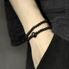 DIAMOURA LAVA BLACK ROCK BRACELET