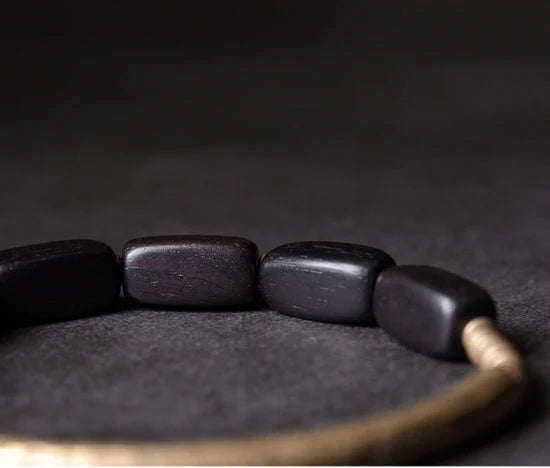 DIAMOURA BRASS EBONY BRACELET