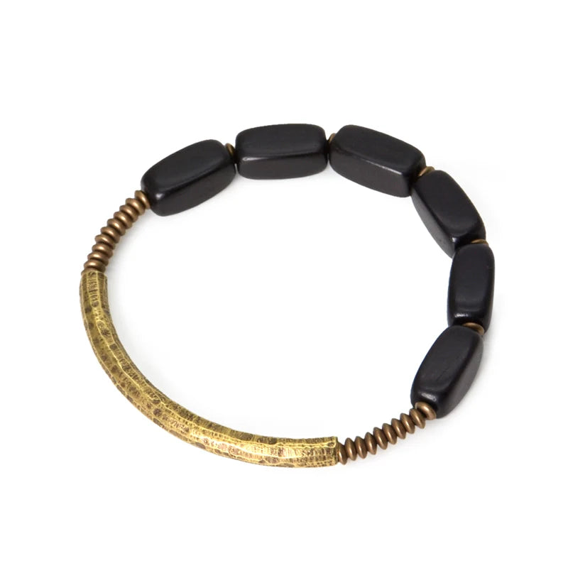 DIAMOURA BRASS EBONY BRACELET