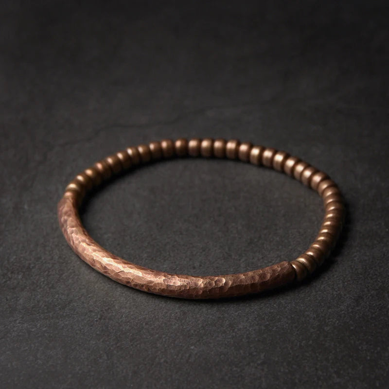 DIAMOURA HAMMERED COPPER BRACELET