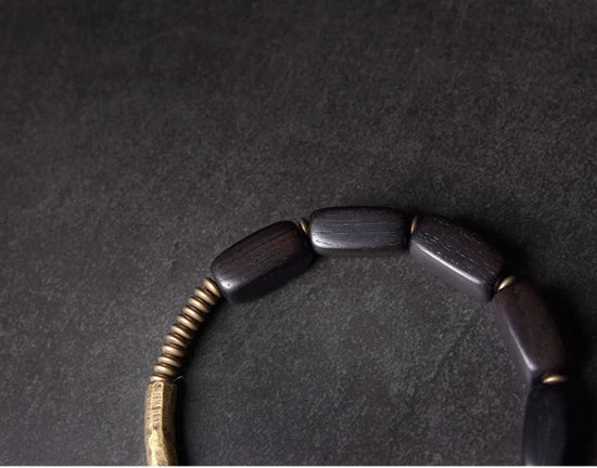 DIAMOURA BRASS EBONY BRACELET