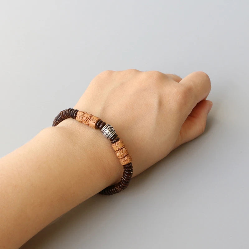 DIAMOURA COCONUT WOOD BRACELET