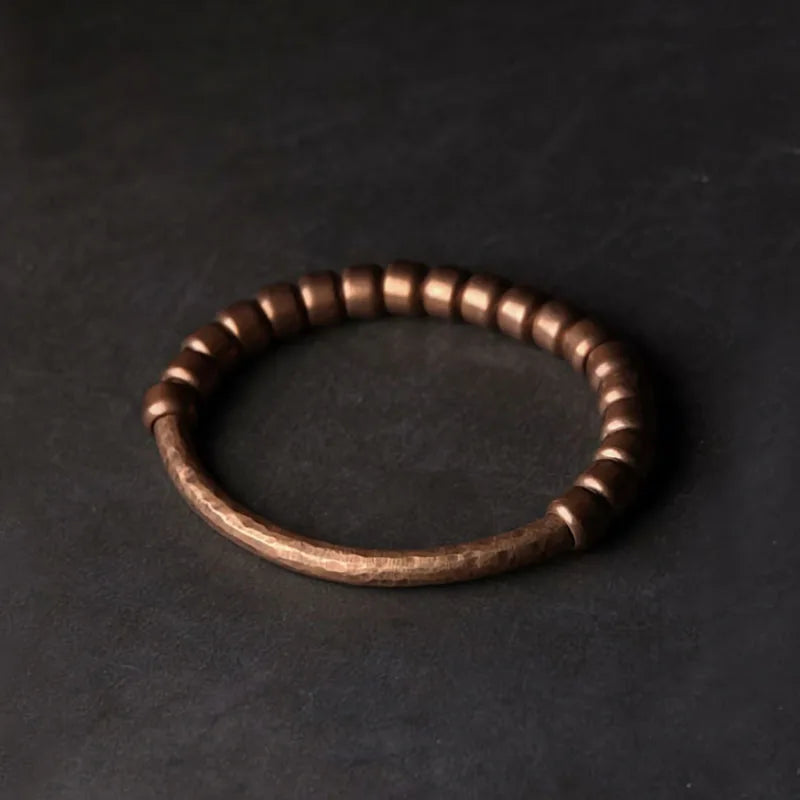 DIAMOURA HAMMERED COPPER BRACELET