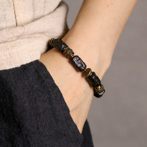 DIAMOURA STRIP EBONY BRACELET