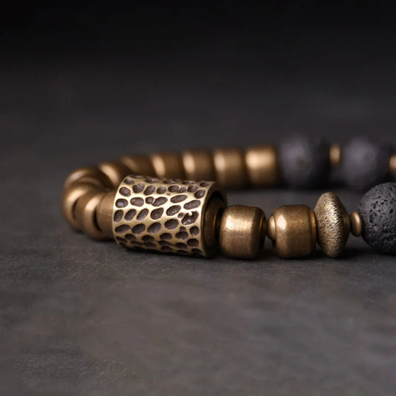 DIAMOURA CHARM ROCK LAVA BRACELET