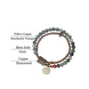 DIAMOURA MOSS STONE BRACELET