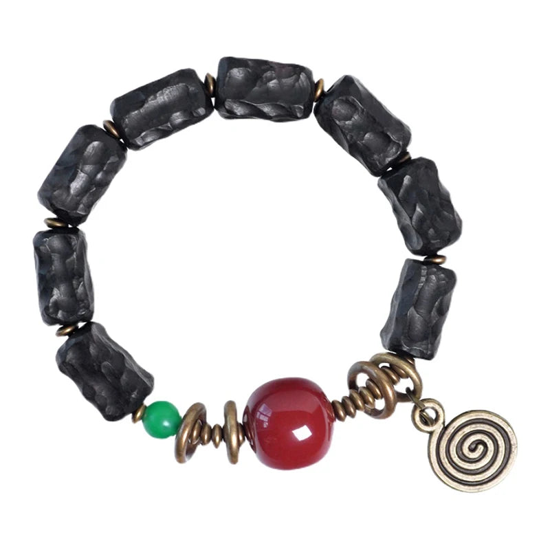 DIAMOURA CARVED STRIP BRACELET