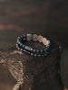 DIAMOURA OBSIDIAN STONE BRACELET